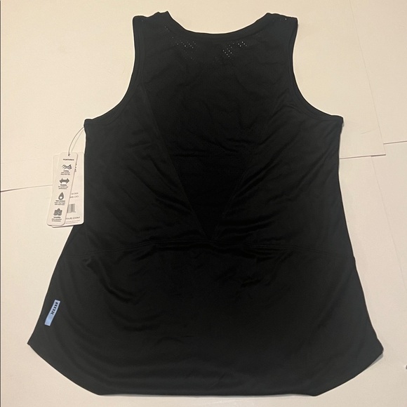 RBX Black Performance Workout Tank Top Size M Athletic Gym Training Activewear - Picture 3 of 11